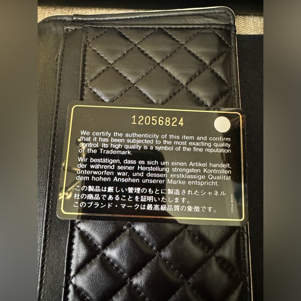 CHANEL - Mademoiselle Yen Lambskin Wallet - EUC   FULL INCLUSION - Picture 7 of 11